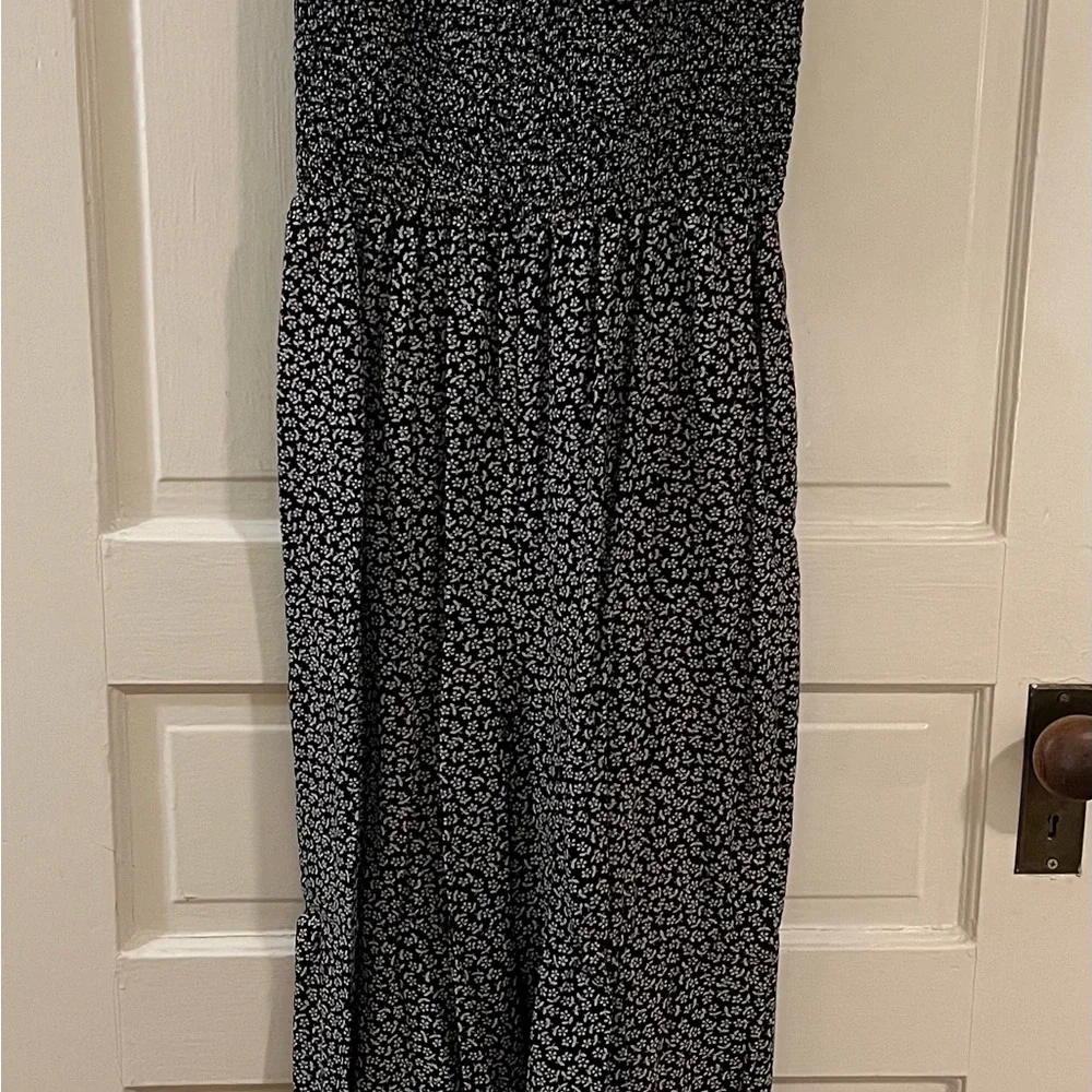 Madewell Black and White Patterned Jumpsuit - Picture 3 of 5